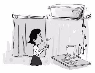 美的柜机空调怎么拆开清洗过滤网空调漏水是什么原因 空调漏水滴水常见原因及解决办法