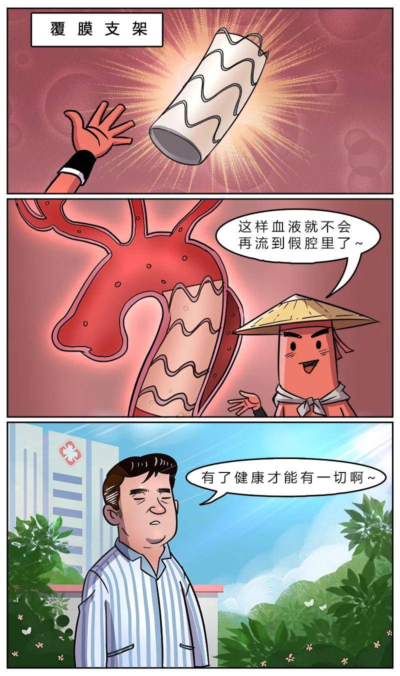 "血管超人"漫画科普:主动脉夹层危害大,胸部撕裂疼痛须警惕