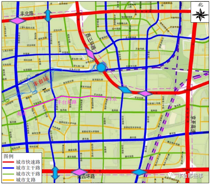 丰台东路(万寿路南延-张新路)道路工程作为丰台站