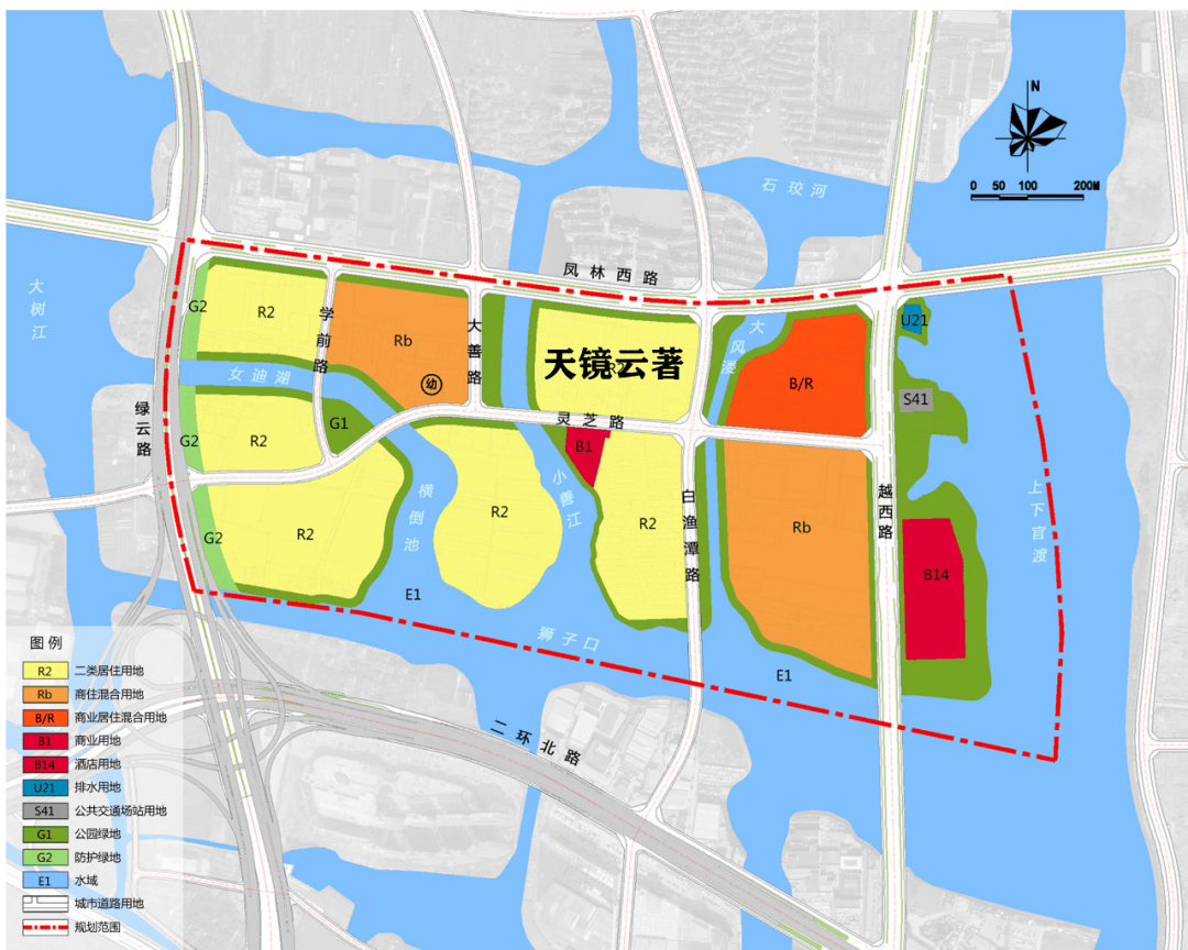 绍兴最大滨河公园启动镜湖中央滨河居住区强势登临