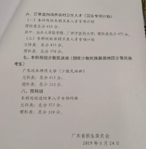 2020年广东省文科高_广东2020本科录取投档情况出炉!大部分院校生源充足(2)