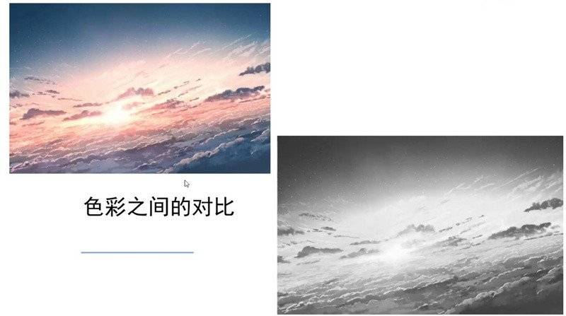 2,下图明显右边的更有节奏感,因为有大小对比.