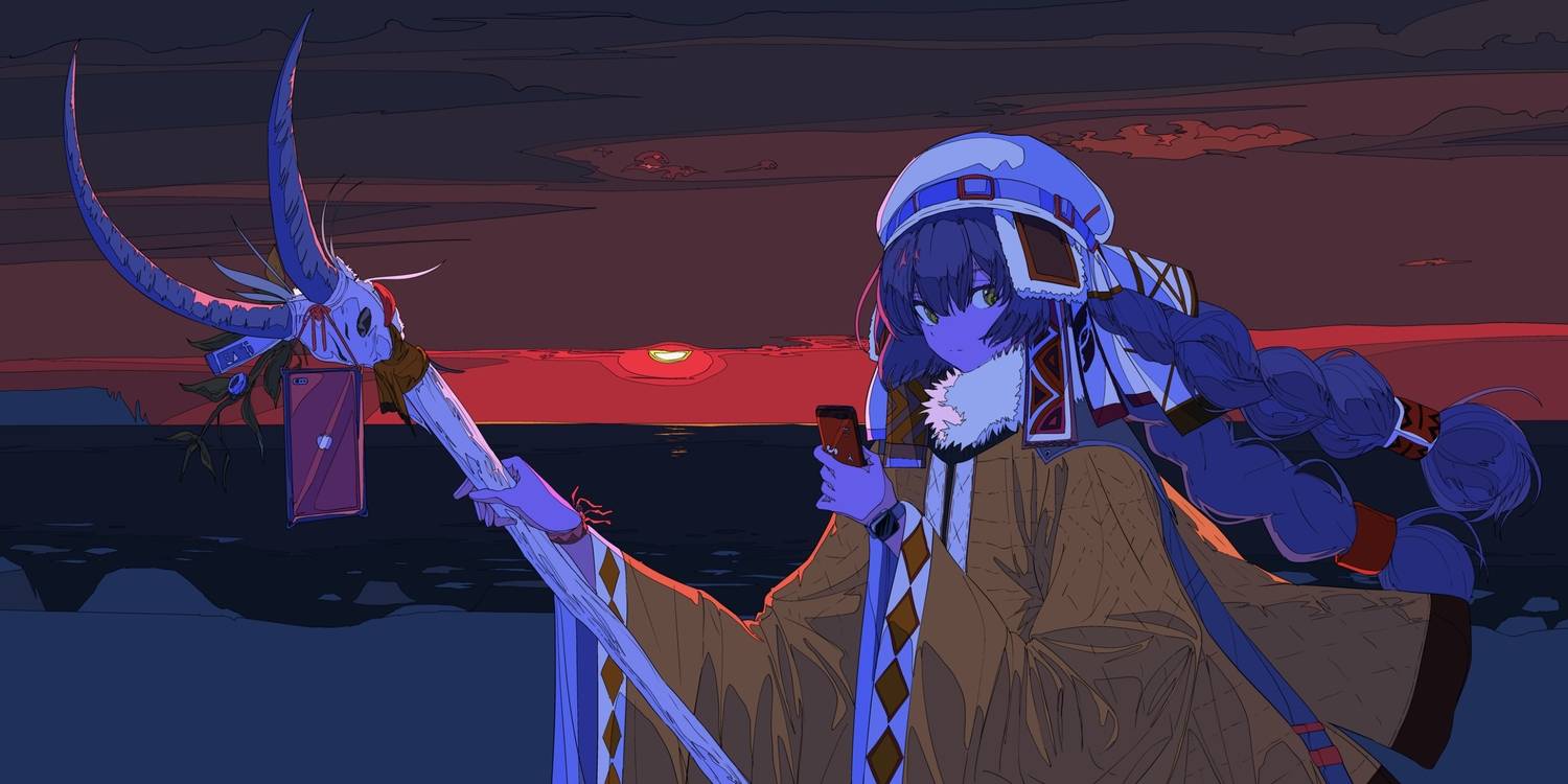 二次元动漫高清壁纸,k站元气少女电脑桌面美图