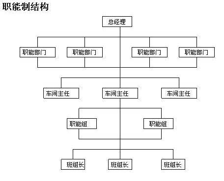 直线—职能制 直线-职能制,也叫生产区域制,或直线参谋制.