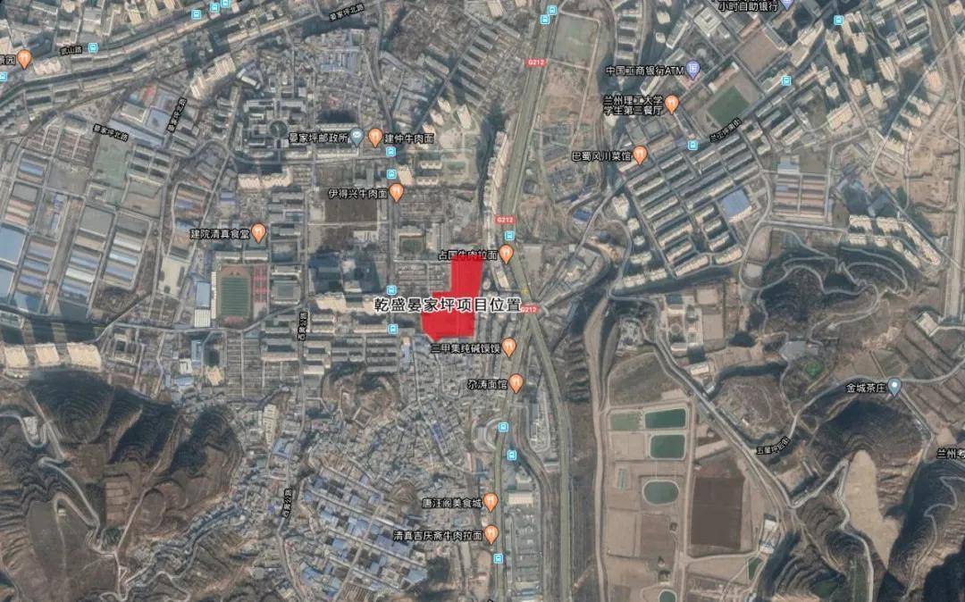 总建面约5.55万方 规划3栋住宅 兰州乾盛晏家坪项目总