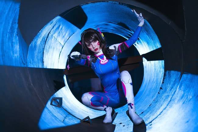 cos:守望先锋 dva 小姐姐还原度爆表了!
