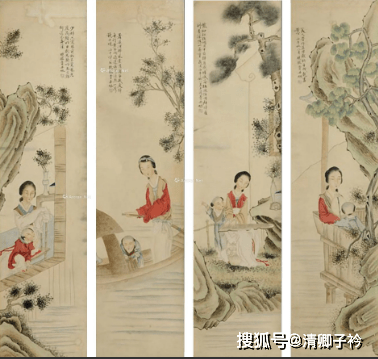 清代名家费丹旭：避短传神的仕女画作欣赏_搜狐网