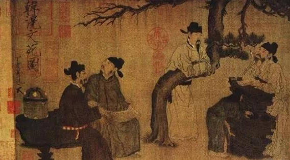 五代时期周文矩作品