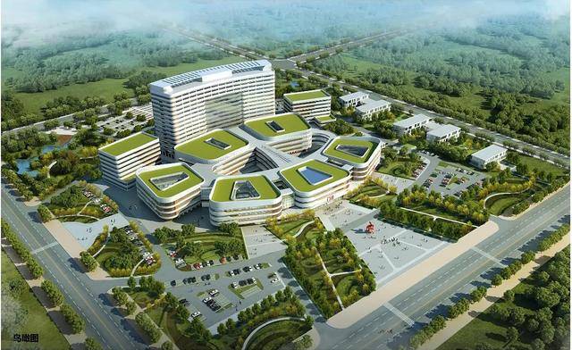 河南潢川县人民医院新建项目设计方案公布,形如"花瓣"