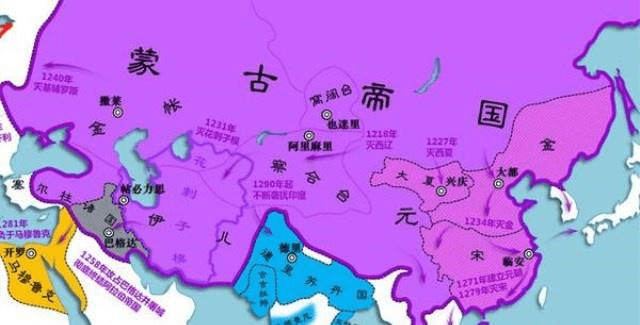 的政治军事家,其在世期间南侵西征将帝国的疆域从里海延伸到了北京