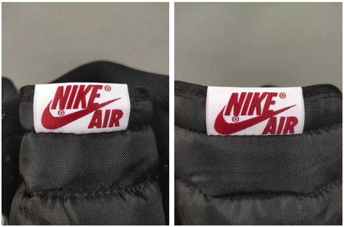 aj1警灯真假对比 裸鞋鉴定 组鞋对比