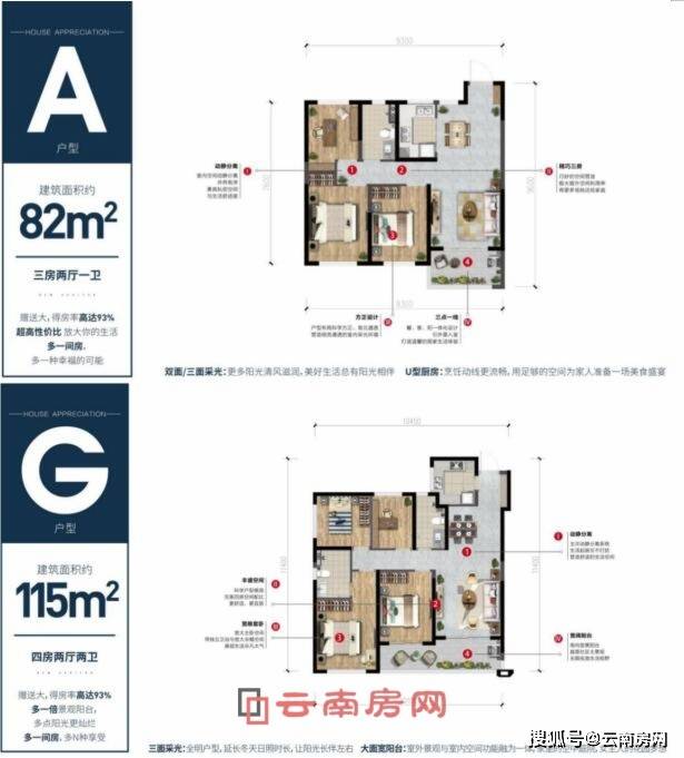 东原启城主打户型图鉴:低总价,且保留了一切三房四房该有的配置