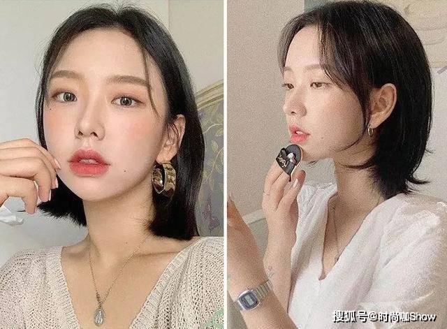 在剪锁骨发的时候,外层头发比内层要短,这样才会有层次感!