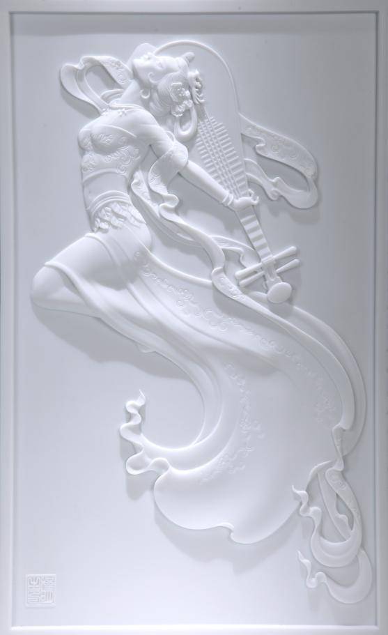 中国瓷玉浮雕第一人——程明生_作品