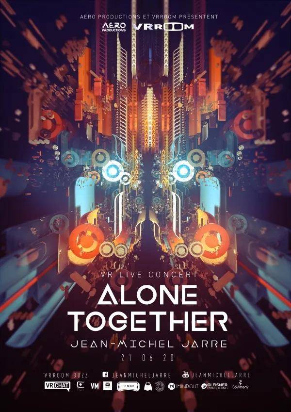 alone together虚拟音乐会海报