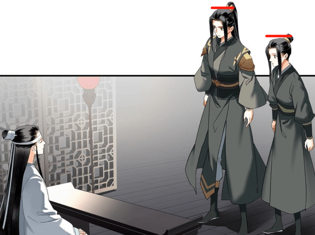 原创《魔道祖师》漫画,金光瑶与聂明玦同行,身高差瞩目