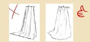皱纹:衣服的褶皱怎么去绘画?