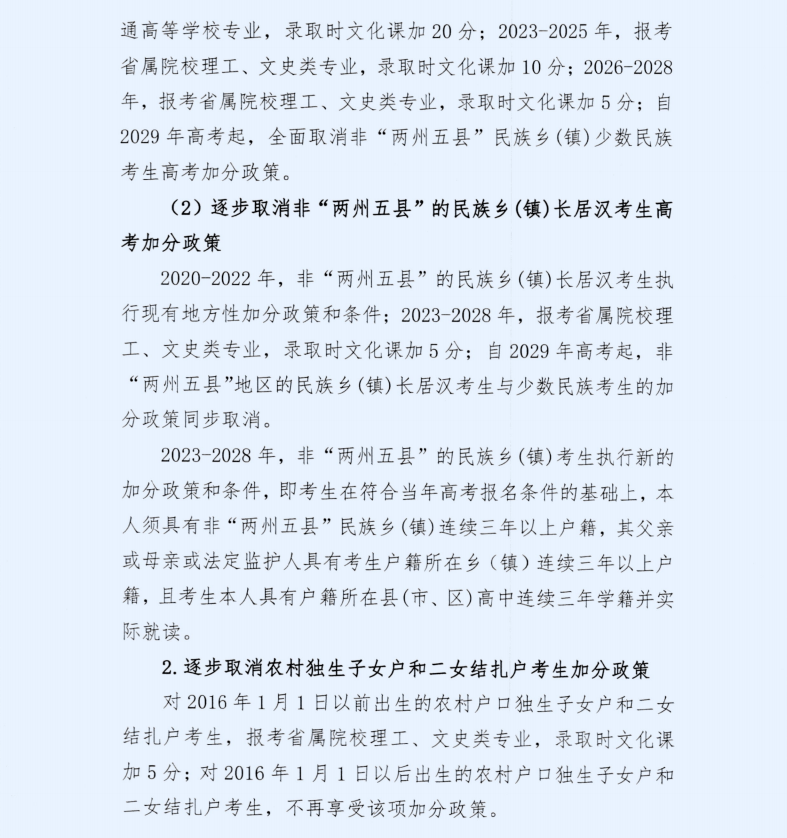 工作|最新汇总! 2020年各省市高考加分及录取照顾政策来了! 最高20分!