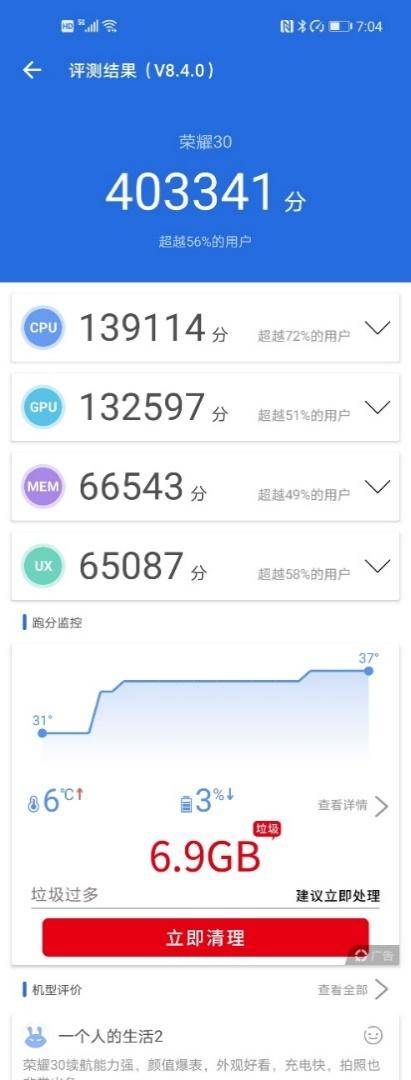 oppo reno 4 pro antutu