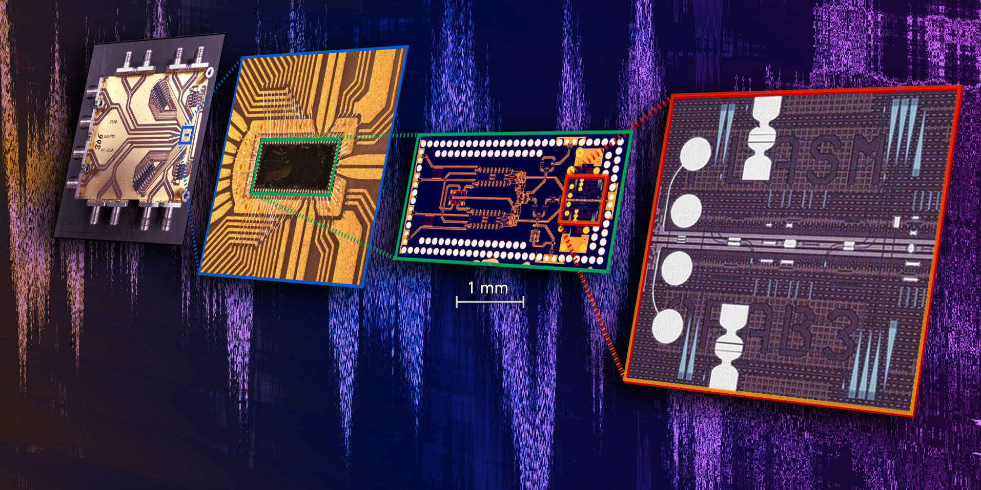 这款高度紧凑的新型芯片首次将最快的电子和光基元件集成在一个组件中