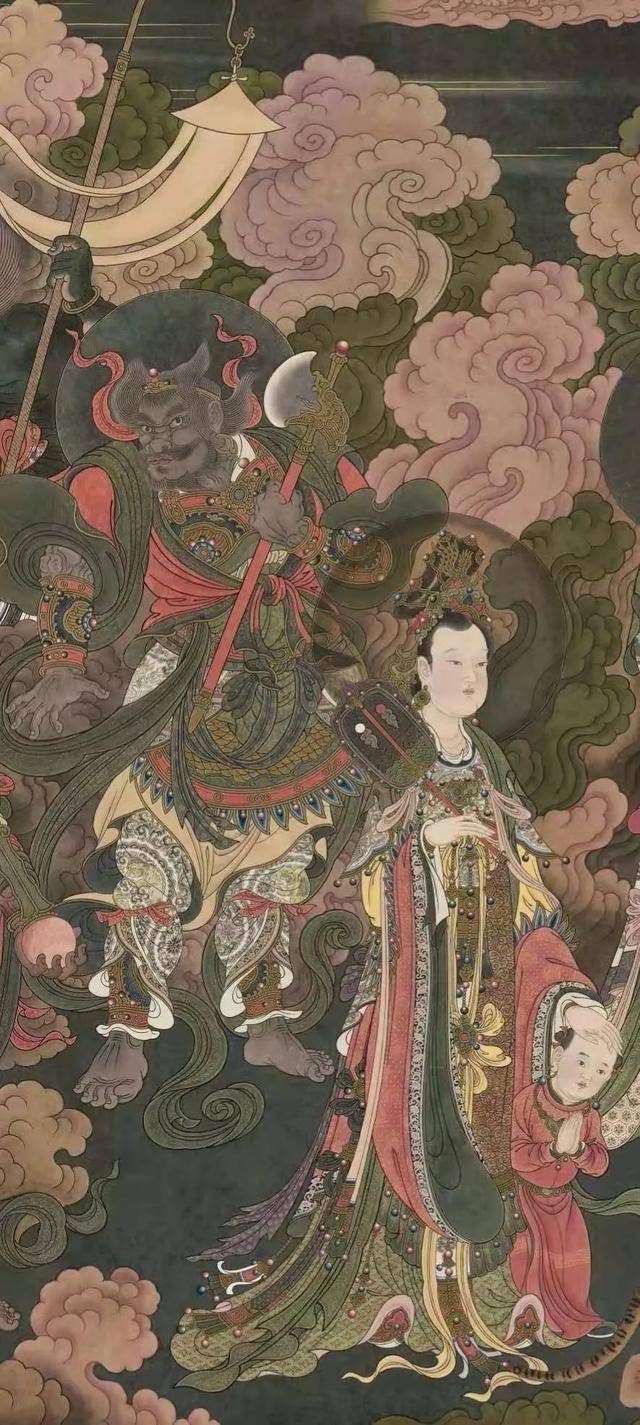 尚泰安 法海寺壁画作品临摹展