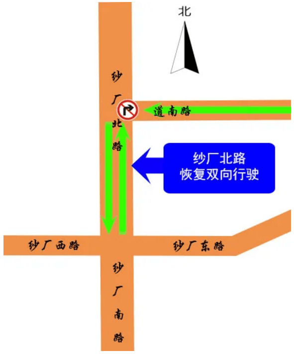 洛阳纱厂北路7月6日起恢复双向行驶!