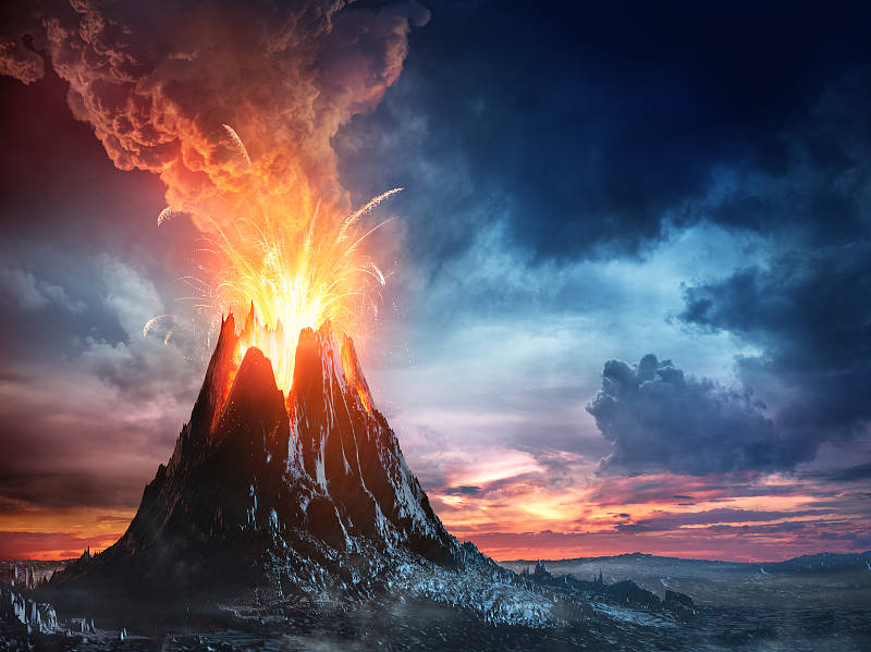 公元79年,意大利火山爆发