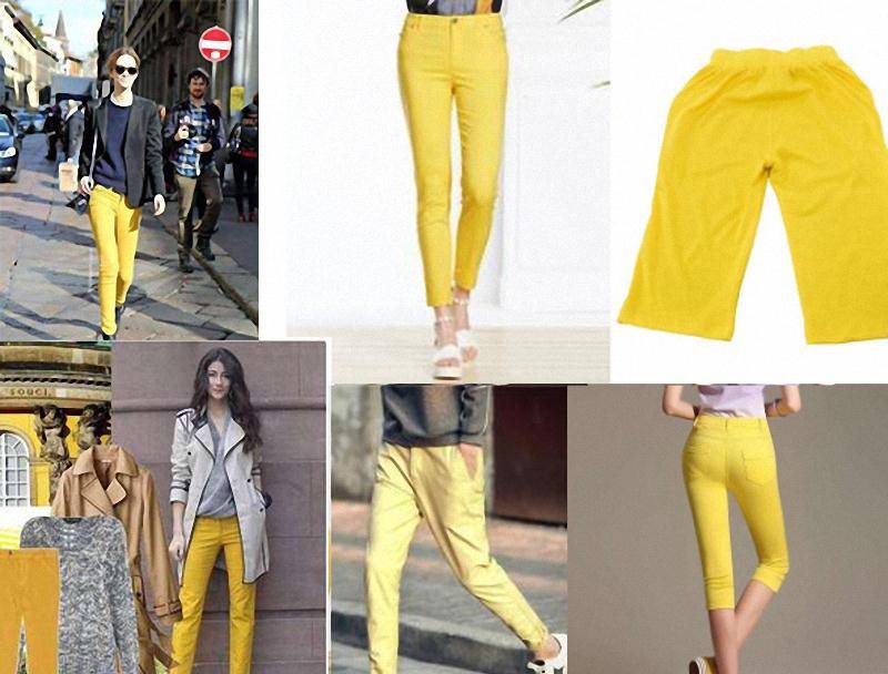 原创亮黄色裤子配什么颜色上衣?钻牛角尖学搭配