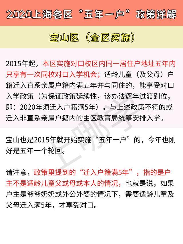 子女|2020年上海“五年一户”增至9区，子女上小学、初中都将受限