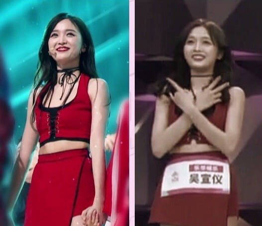 穿着|火箭少女101解散后首合体，穿《创1》初评级服装亮相引回忆杀