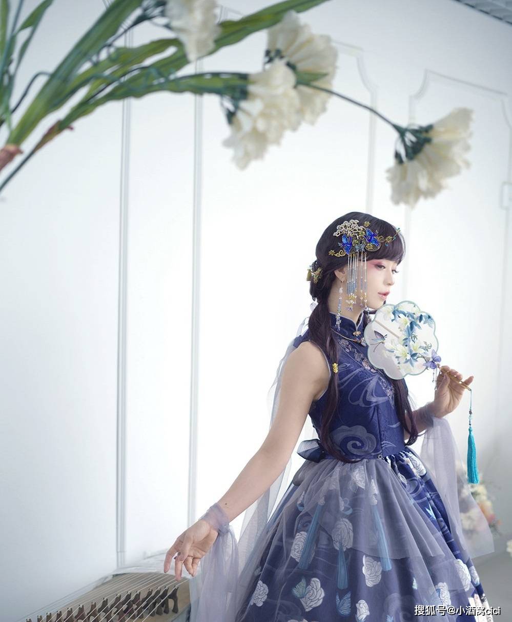 惊艳的中西搭配,中华风lolita少女