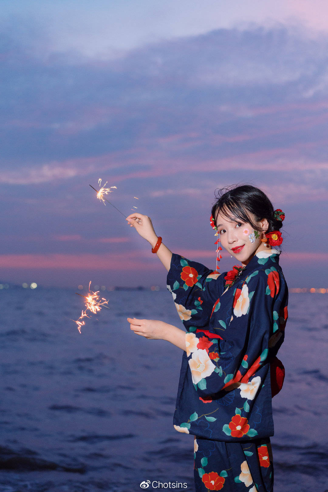 深圳小镰仓|夏日花火和服少女写真