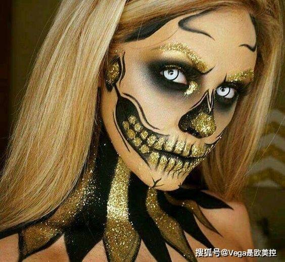 ins上女神们的"骷髅妆"!简直是致命诱惑!