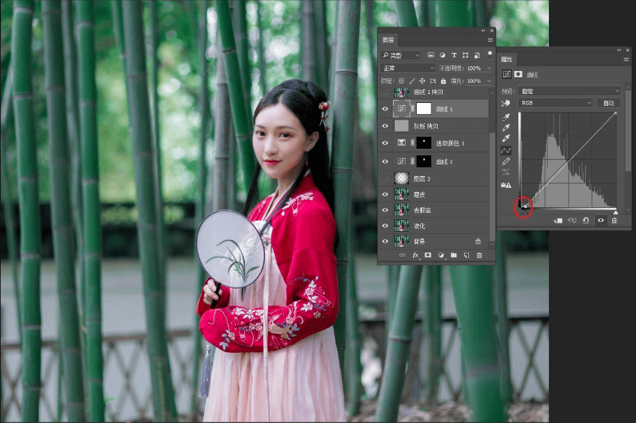 调整|探图摄影师专栏｜古装竹林人像调色详解