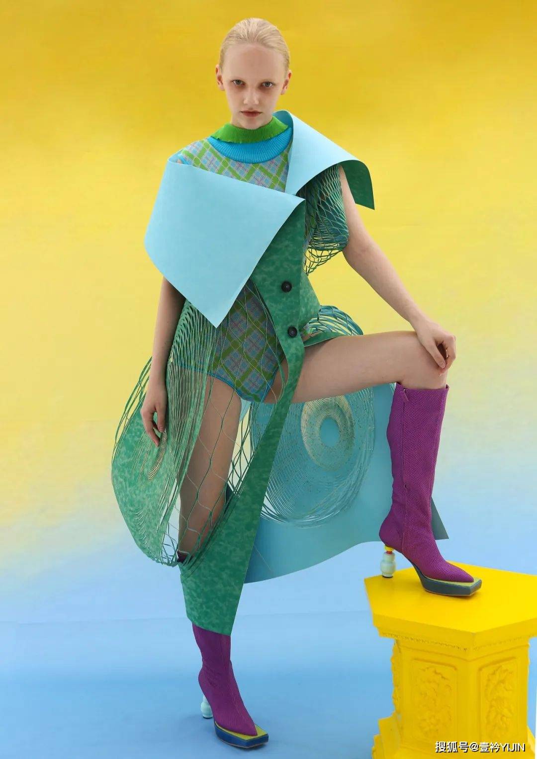 激光|新锐设计师 | 来自圣马丁的小姐姐带你用激光切割技术探讨可持续时尚