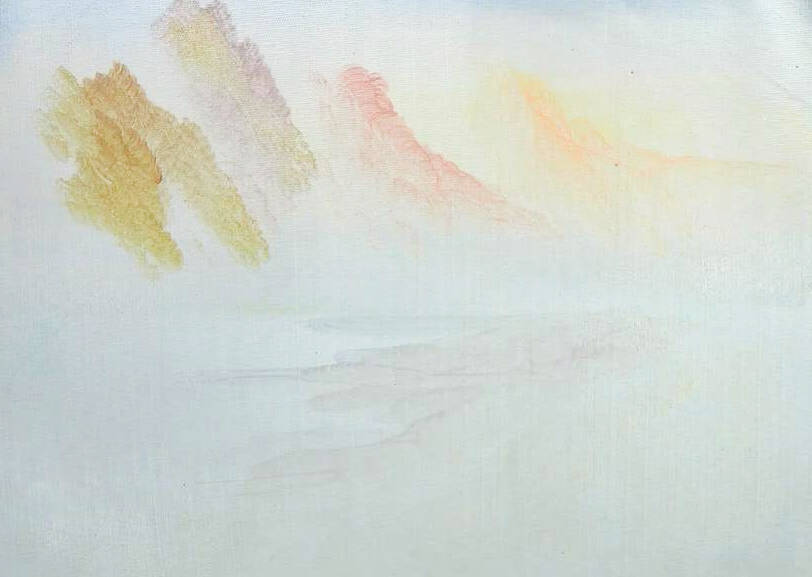绘画教程83—"山水油画"这么简单还不来学学!