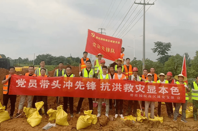 众志成城,抗击汛情!碧桂园人在行动_防汛