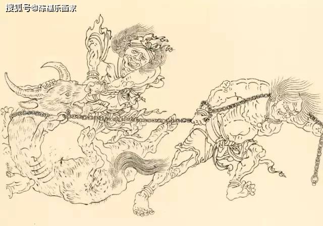 吴道子画作| 唐代丹青中的佛国和地狱_搜狐网