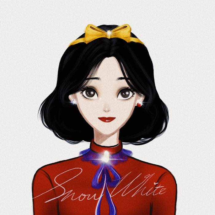 乐佩|迪士尼公主的证件照：颜值在线没有翻车，小美人鱼红发比美貌抢镜