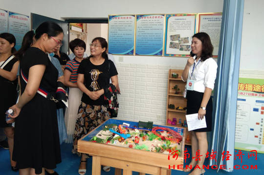 工作|商丘市示范区多所点位学校到示范区和风小学参观交流“创文”工作