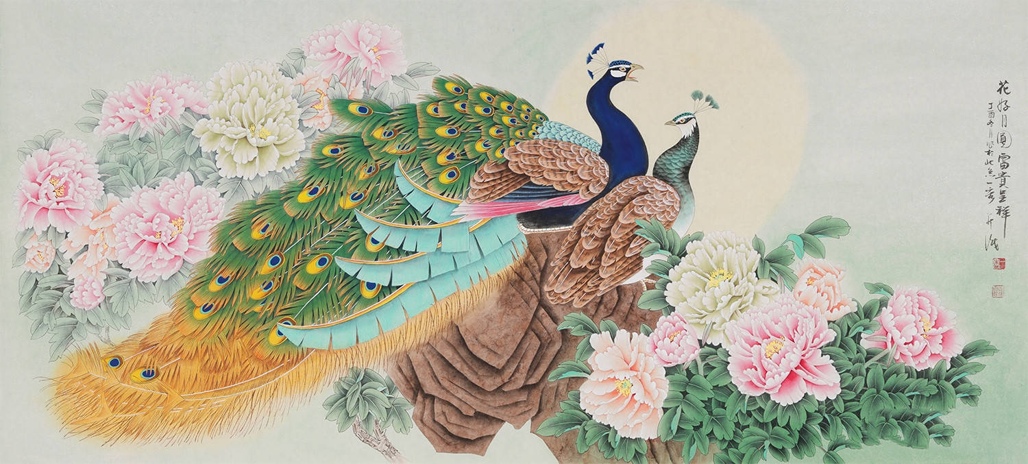 适合挂在卧室的画 舒心缓神的国画花鸟画