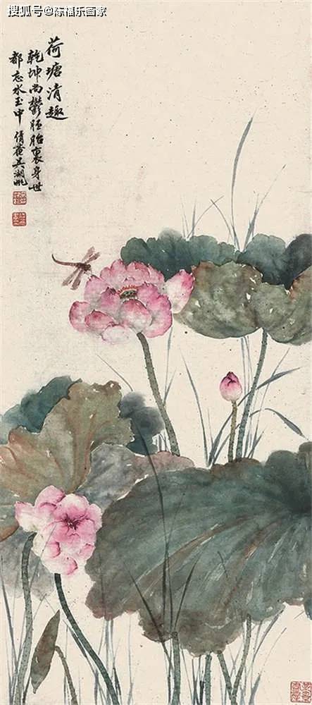 吴湖帆 花鸟