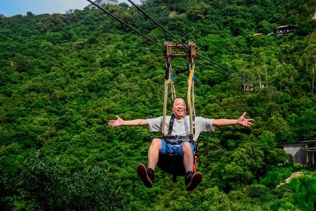 东莞观音山高空滑索到底有多刺激赶紧来体验一番吧