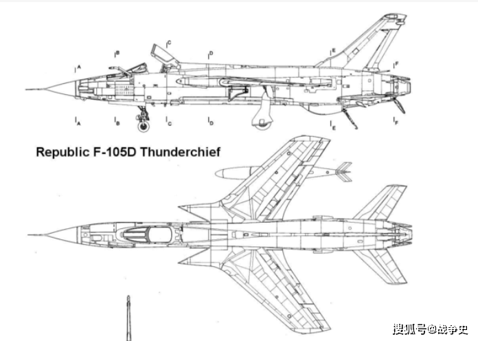 原创越战时空战有多激烈美军f105轰炸机居然击落米格17战斗机