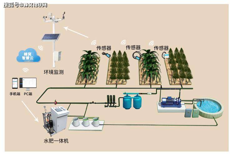 蜂窝农业物联网智能水肥一体化技术在蔬菜温室大棚中的应用