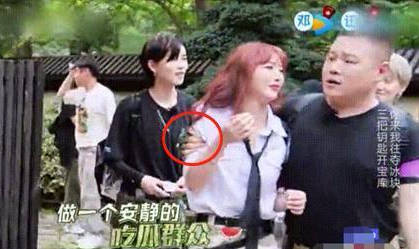 岳云鹏疑咸猪手?强搂告白24岁女爱豆