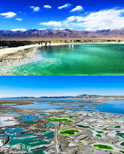 青海湖中国马代翡翠湖茶卡水上雅丹戈壁公路