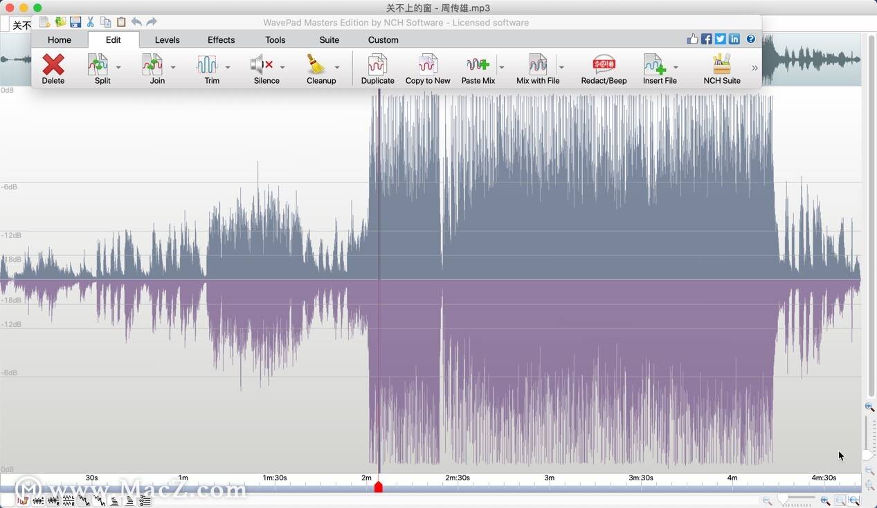 download the last version for mac NCH WavePad Audio Editor 17.86
