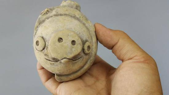 三星堆出土的陶猪撞脸捣蛋猪,三星堆各个展馆具体介绍
