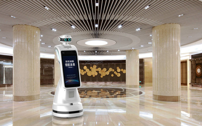 原创迎宾机器人,智能迎宾机器人,迎宾接待机器人,迎宾服务机器人